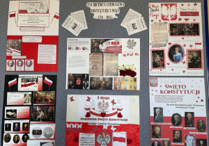 Gazetka tematyczna przygotowana przez Samorząd Uczniowski