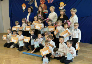 Grupa 0b na wspólnym zdjęciu