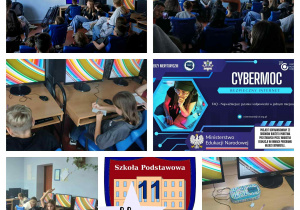 Zdjęcia z zajęć zebrane w kolaż