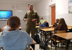 Prelekcja w ramach programu EDUKACJA Z WOJSKIEM
