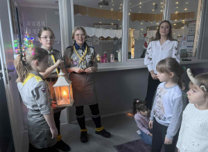 Betlejemskie Światło Pokoju w naszej szkole