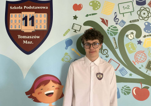 Uczeń klasy 8a - finalista konkursu