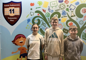 Uczniowie klasy 5b, zdobywcy 2 miejsca