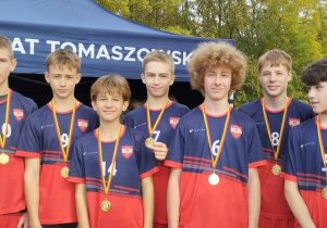 Chłopcy naszej szkoły ze złotymi medalami