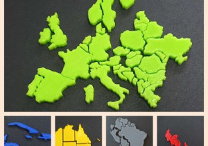 Puzzle - modele wydrukowane w 3D